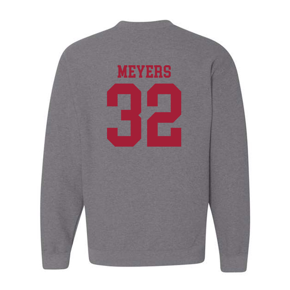 WSU - NCAA Baseball : Luke Meyers - Classic Fashion Shersey Crewneck Sweatshirt-1
