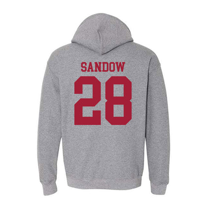 WSU - NCAA Women's Soccer : Ashlyn Sandow - Classic Fashion Shersey Hooded Sweatshirt-1