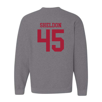 WSU - NCAA Baseball : Austin Sheldon - Classic Fashion Shersey Crewneck Sweatshirt-1