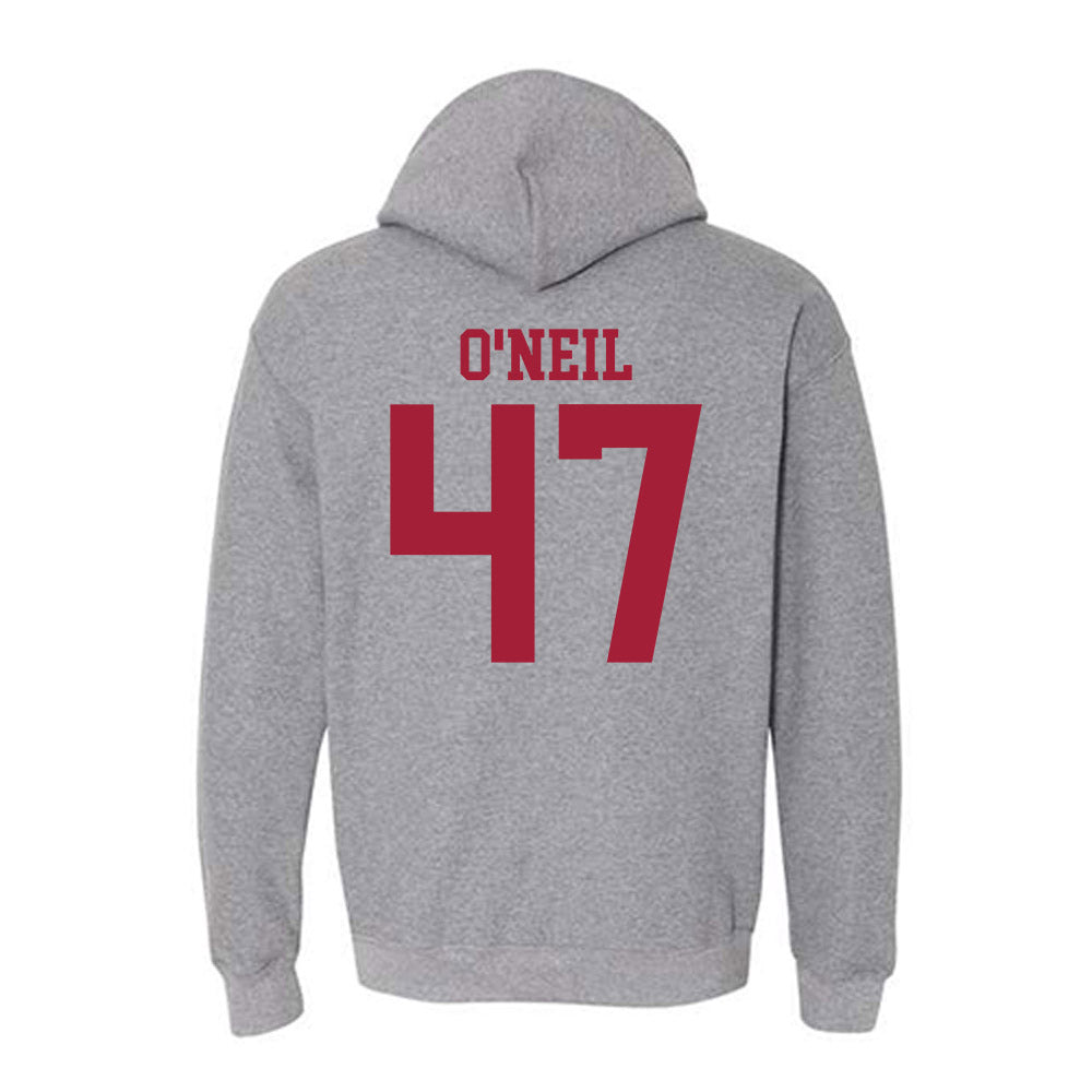 WSU - NCAA Baseball : Dillon O'Neil - Classic Fashion Shersey Hooded Sweatshirt-1