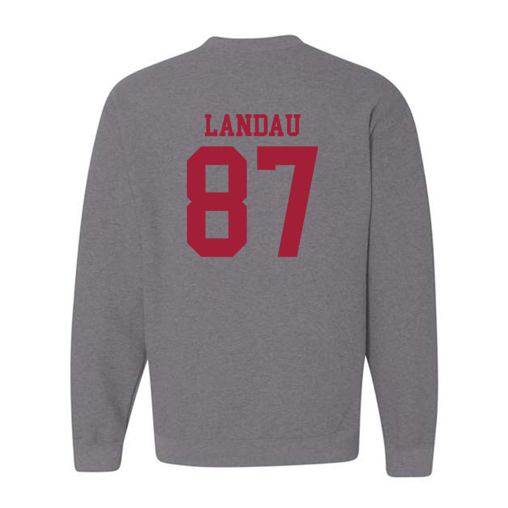 WSU - NCAA Football : Cash Landau - Classic Fashion Shersey Crewneck Sweatshirt-1