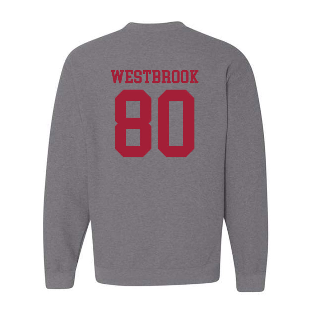 WSU - NCAA Football : Noah Westbrook - Classic Fashion Shersey Crewneck Sweatshirt-1