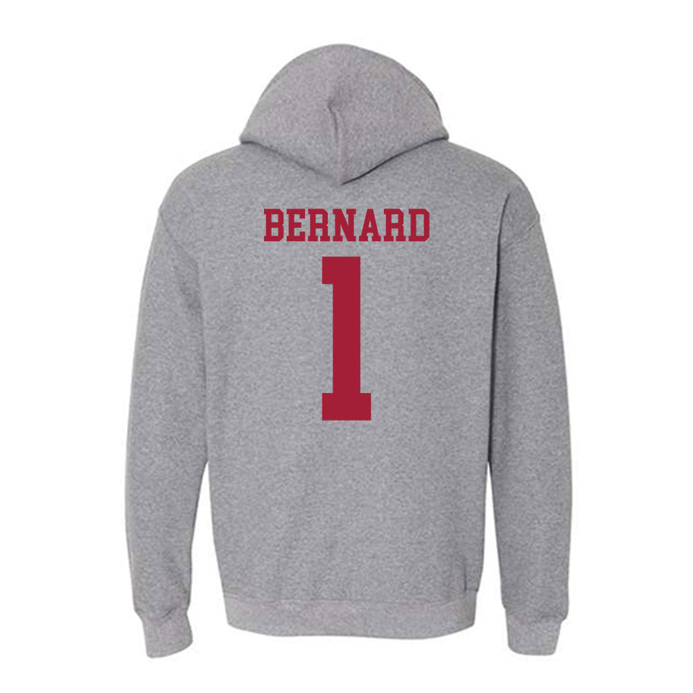 WSU - NCAA Football : Jeremiah Bernard - Classic Fashion Shersey Hooded Sweatshirt-1