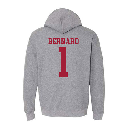 WSU - NCAA Football : Jeremiah Bernard - Classic Fashion Shersey Hooded Sweatshirt-1