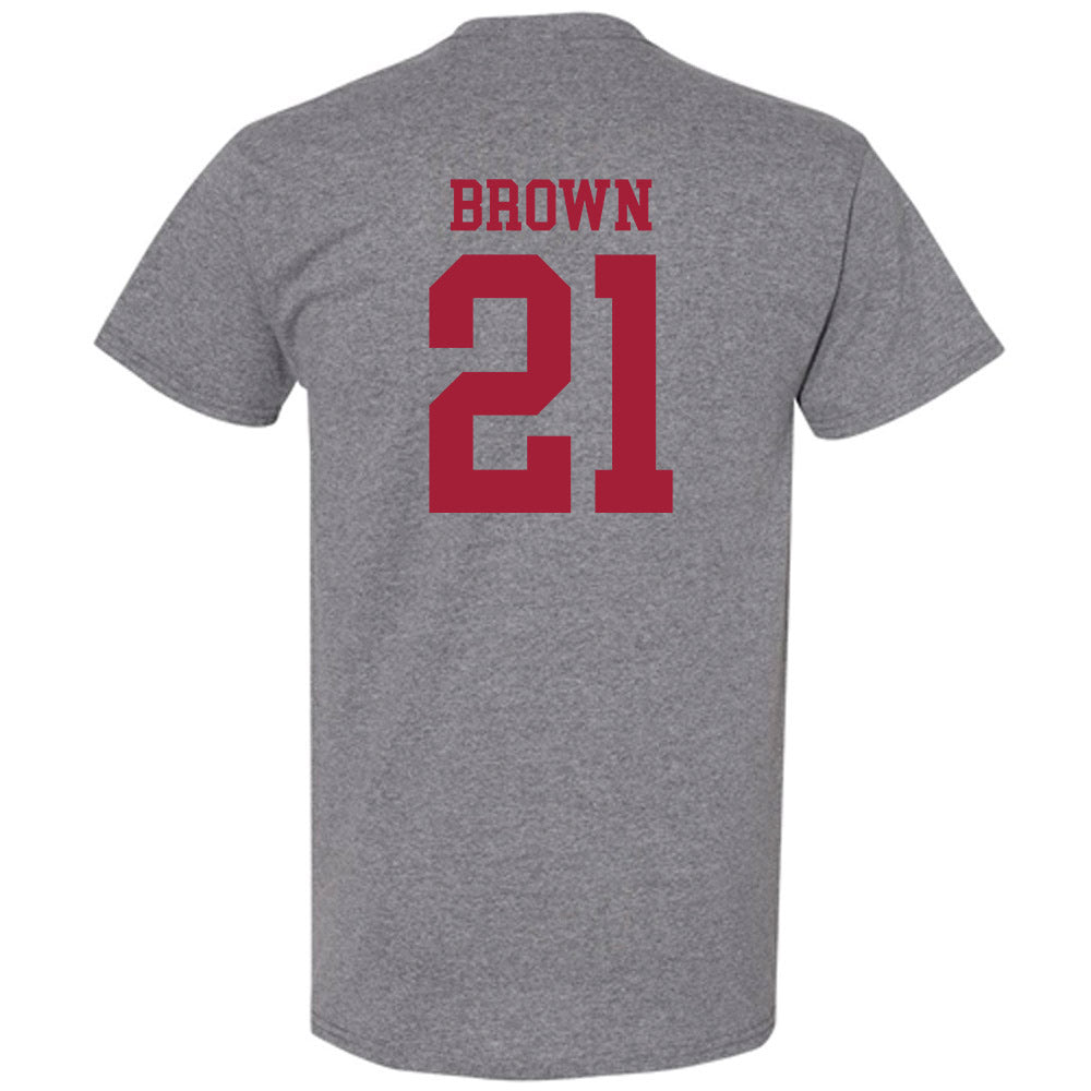 WSU - NCAA Football : Keith Brown - Classic Fashion Shersey T-Shirt-1