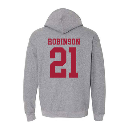 WSU - NCAA Baseball : Dustin Robinson - Classic Fashion Shersey Hooded Sweatshirt-1