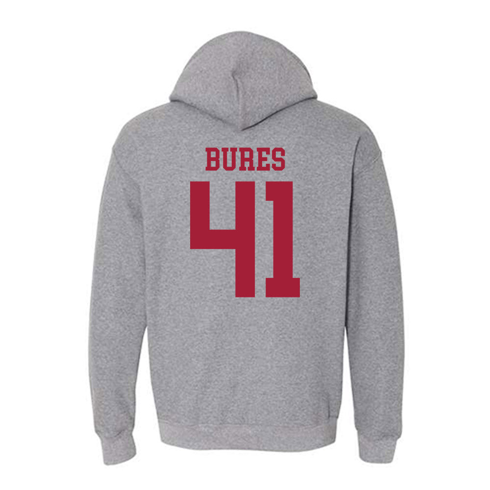 WSU - NCAA Football : Sean Bures - Classic Fashion Shersey Hooded Sweatshirt-1