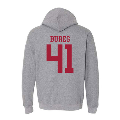 WSU - NCAA Football : Sean Bures - Classic Fashion Shersey Hooded Sweatshirt-1