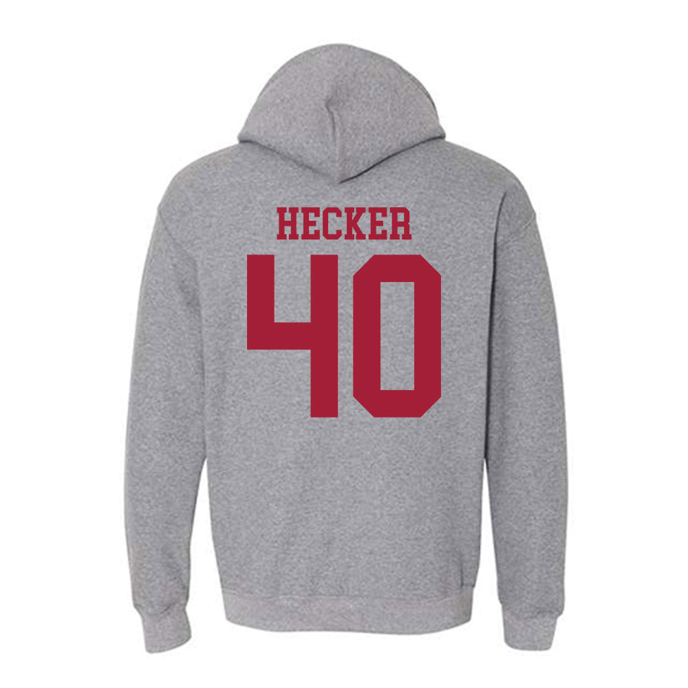 WSU - NCAA Baseball : Joey Hecker - Classic Fashion Shersey Hooded Sweatshirt-1