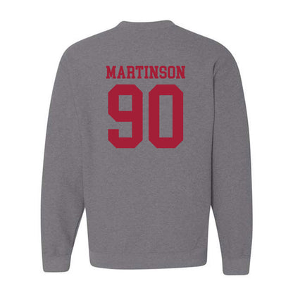 WSU - NCAA Football : Akio Martinson - Classic Fashion Shersey Crewneck Sweatshirt-1
