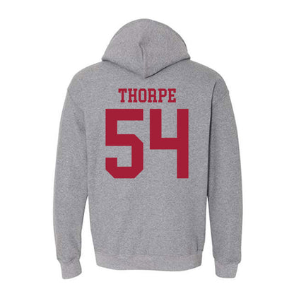 WSU - NCAA Football : Xavier Thorpe - Classic Fashion Shersey Hooded Sweatshirt-1