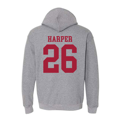 WSU - NCAA Baseball : Owen Harper - Classic Fashion Shersey Hooded Sweatshirt-1