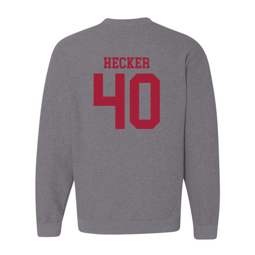 WSU - NCAA Baseball : Joey Hecker - Classic Fashion Shersey Crewneck Sweatshirt-1