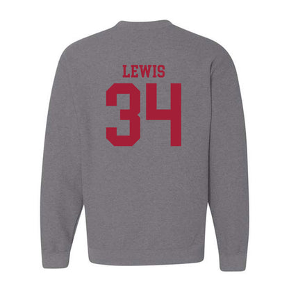 WSU - NCAA Football : Damarjhe Lewis - Classic Fashion Shersey Crewneck Sweatshirt-1