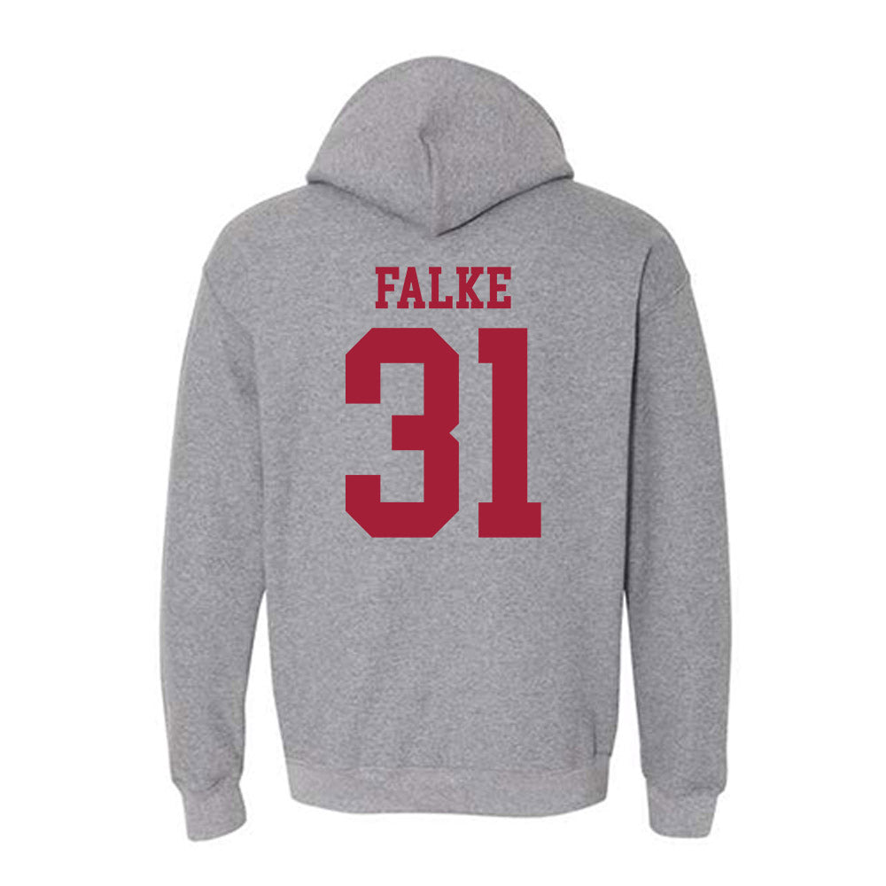 WSU - NCAA Baseball : Ryan Falke - Classic Fashion Shersey Hooded Sweatshirt-1