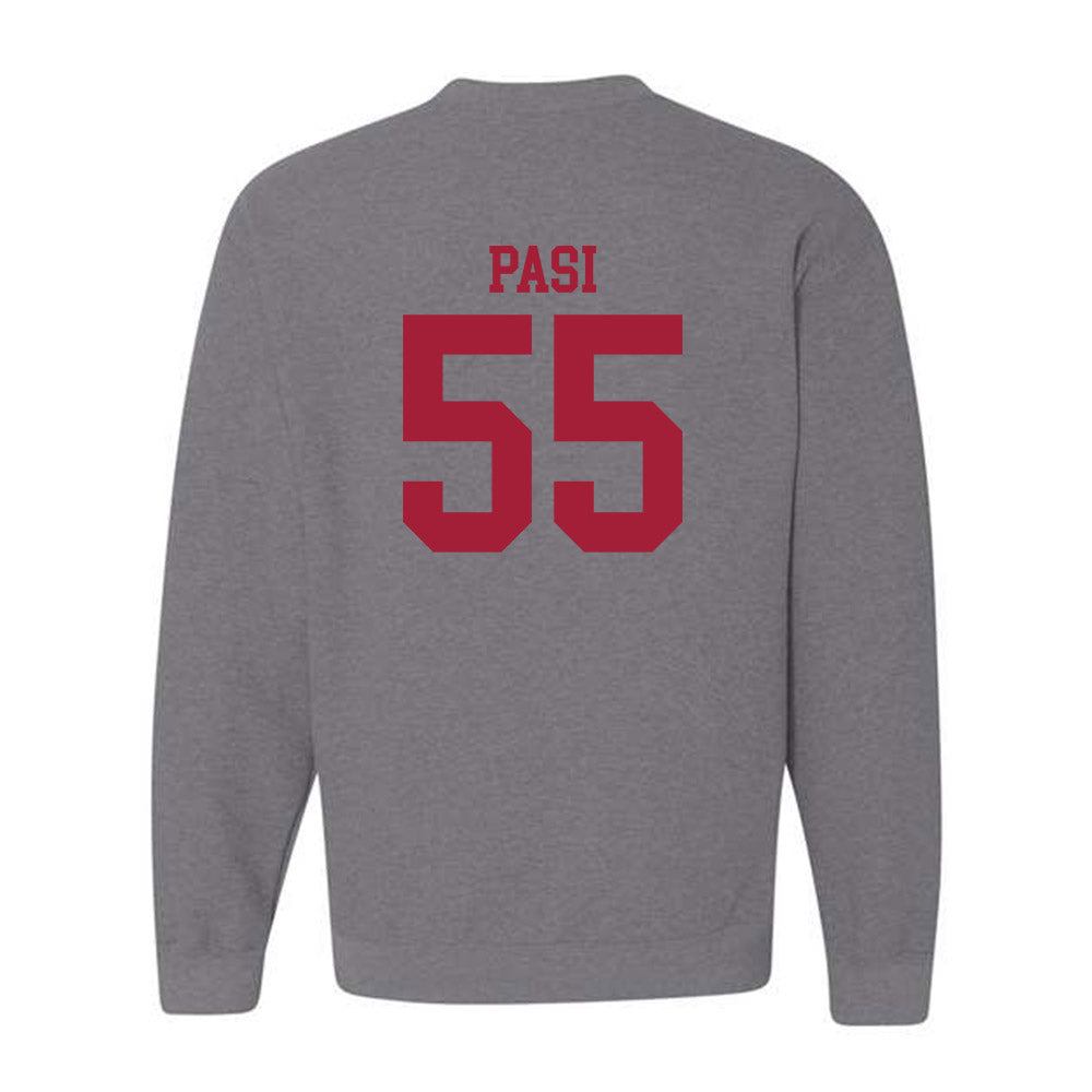 WSU - NCAA Football : Sione Pasi - Classic Fashion Shersey Crewneck Sweatshirt-1