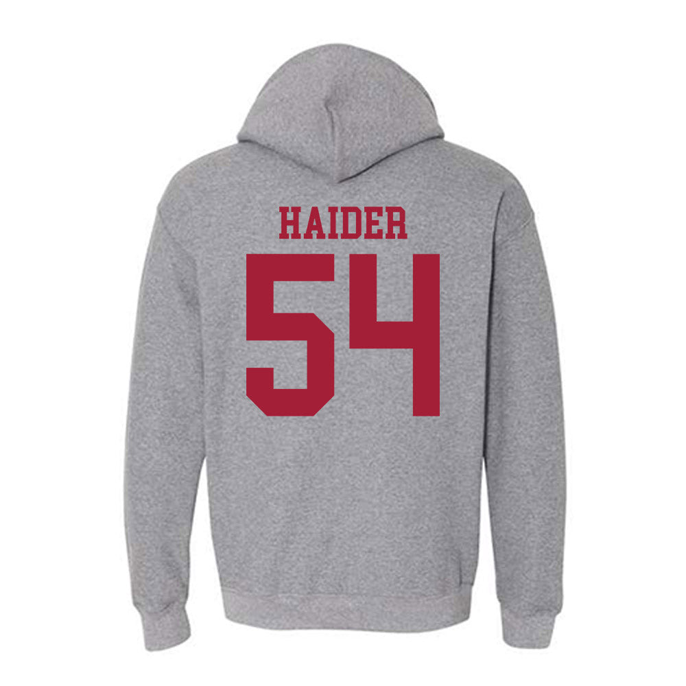 WSU - NCAA Baseball : Rylan Haider - Classic Fashion Shersey Hooded Sweatshirt-1