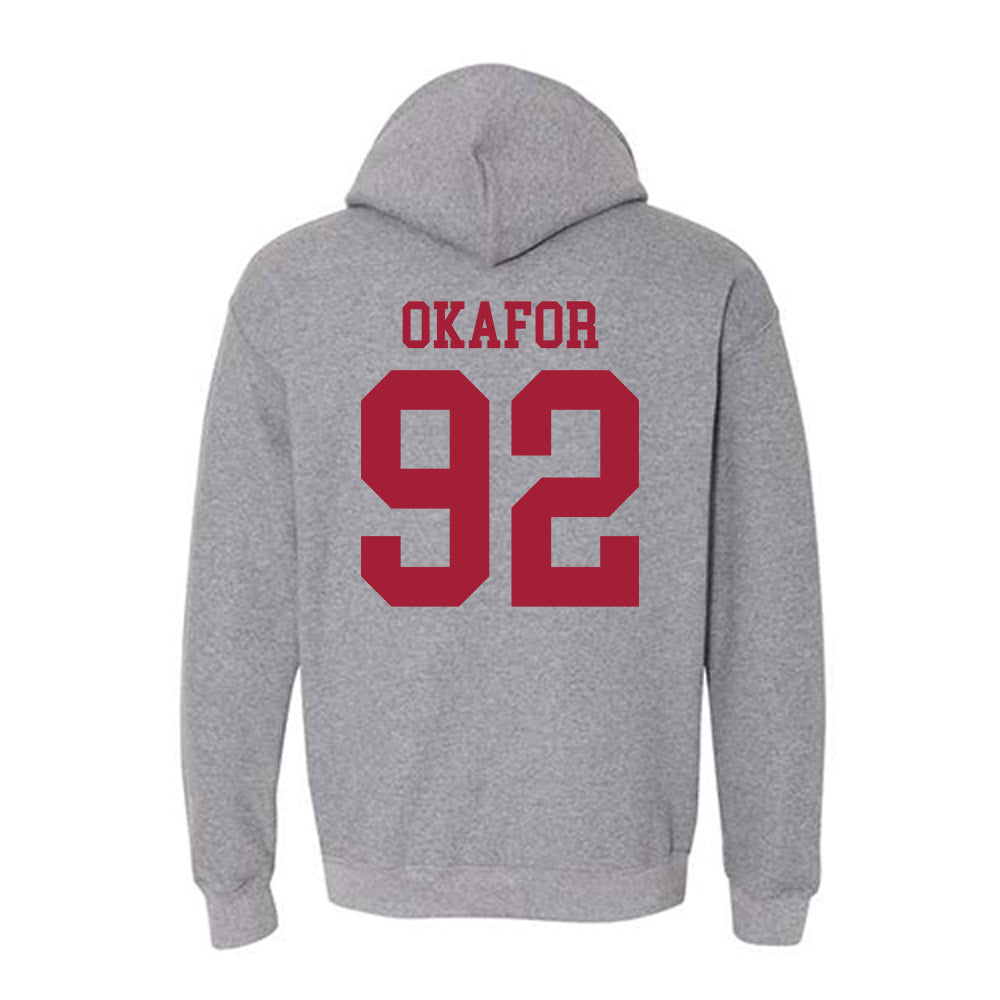 WSU - NCAA Football : Ike Okafor - Classic Fashion Shersey Hooded Sweatshirt-1