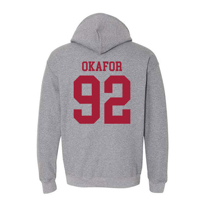 WSU - NCAA Football : Ike Okafor - Classic Fashion Shersey Hooded Sweatshirt-1