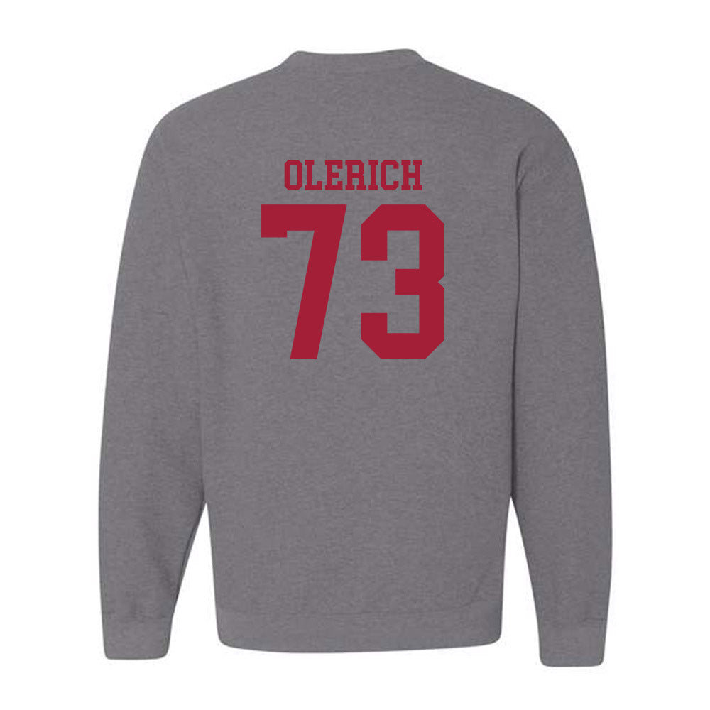 WSU - NCAA Football : AJ Olerich - Classic Fashion Shersey Crewneck Sweatshirt-1