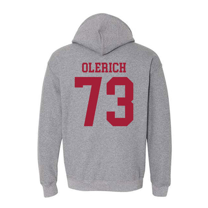 WSU - NCAA Football : AJ Olerich - Classic Fashion Shersey Hooded Sweatshirt-1