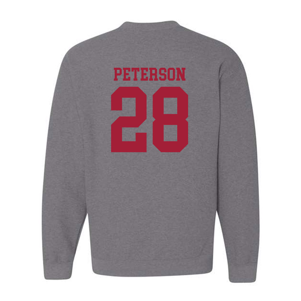 WSU - NCAA Football : Kyle Peterson - Classic Fashion Shersey Crewneck Sweatshirt-1