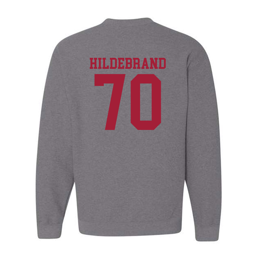 WSU - NCAA Football : Dylan Hildebrand - Classic Fashion Shersey Crewneck Sweatshirt-1