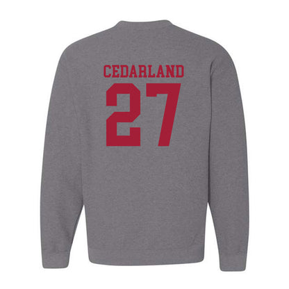 WSU - NCAA Football : Hudson Cedarland - Classic Fashion Shersey Crewneck Sweatshirt