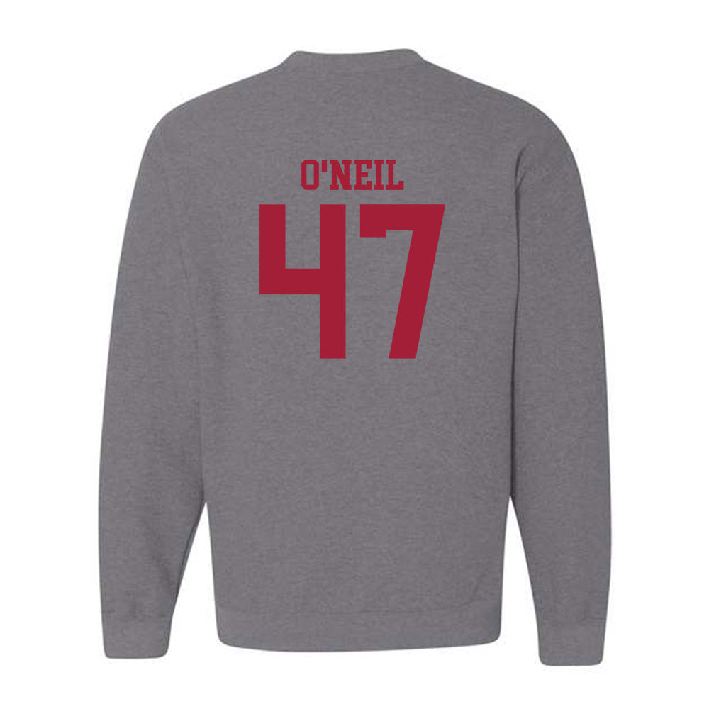 WSU - NCAA Baseball : Dillon O'Neil - Classic Fashion Shersey Crewneck Sweatshirt-1
