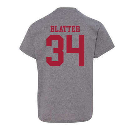 WSU - NCAA Baseball : Brock Blatter - Classic Fashion Shersey Youth T-Shirt-1