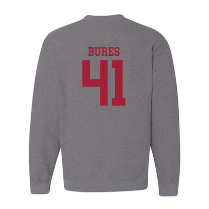 WSU - NCAA Football : Sean Bures - Classic Fashion Shersey Crewneck Sweatshirt-1