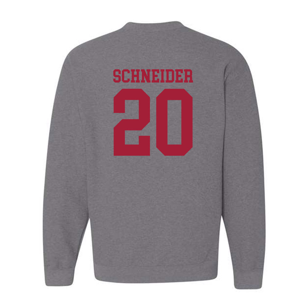 WSU - NCAA Baseball : Gabe Schneider - Classic Fashion Shersey Crewneck Sweatshirt-1