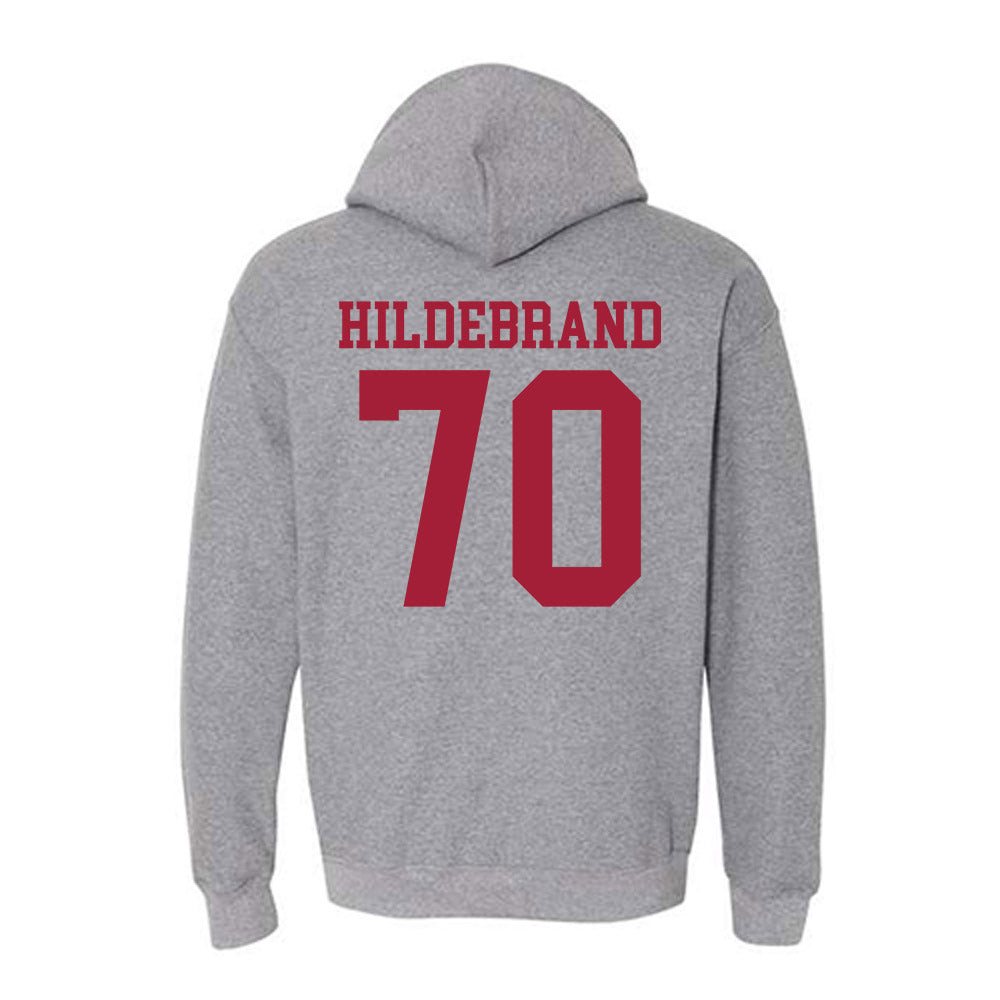 WSU - NCAA Football : Dylan Hildebrand - Classic Fashion Shersey Hooded Sweatshirt-1