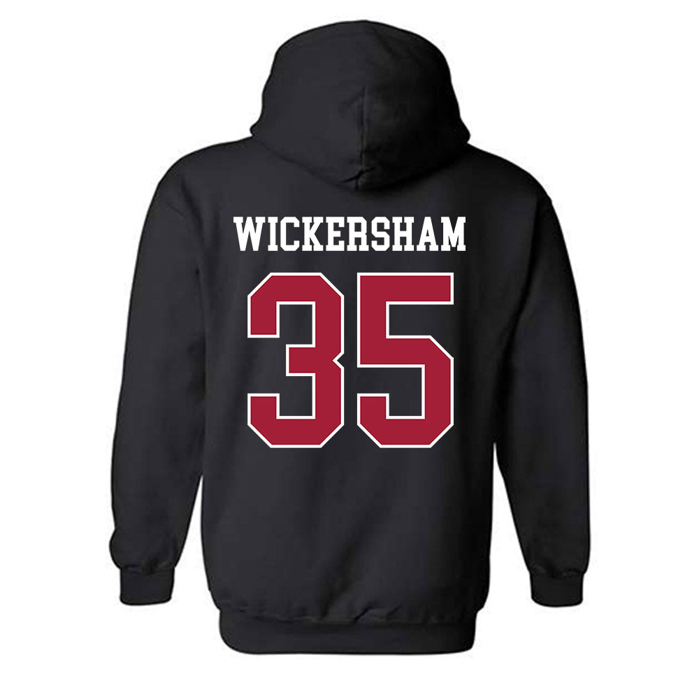 WSU - NCAA Baseball : Kaden Wickersham - Sports Shersey Hooded Sweatshirt-1
