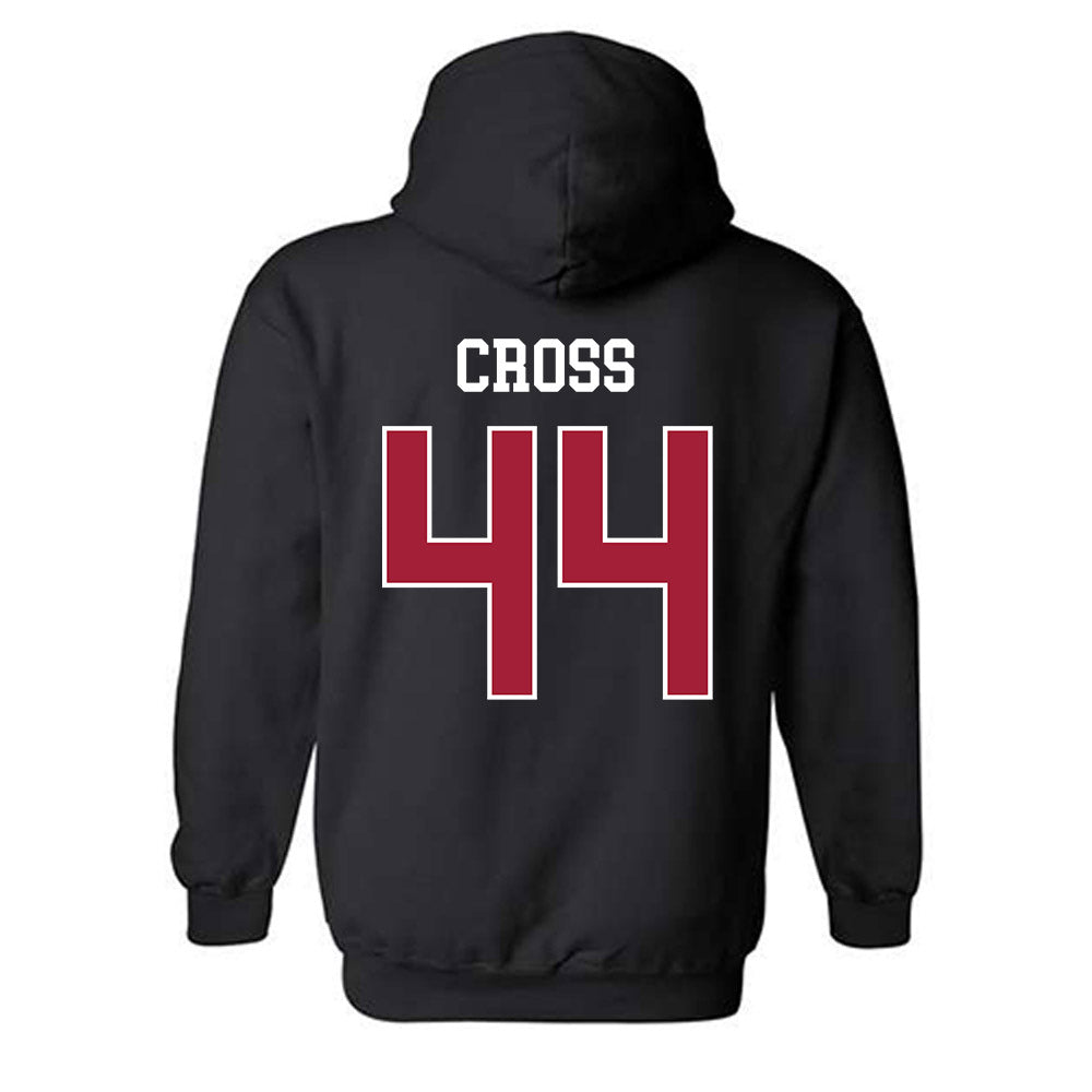 WSU - NCAA Baseball : Brock Cross - Sports Shersey Hooded Sweatshirt-1
