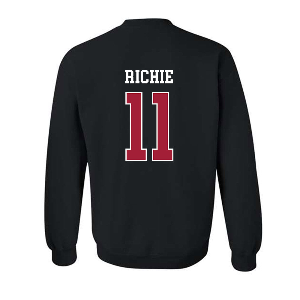 WSU - NCAA Baseball : August Richie - Sports Shersey Crewneck Sweatshirt-1