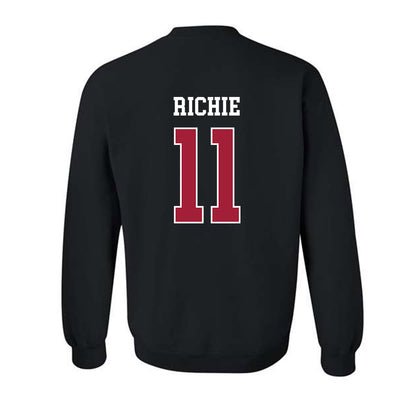 WSU - NCAA Baseball : August Richie - Sports Shersey Crewneck Sweatshirt-1