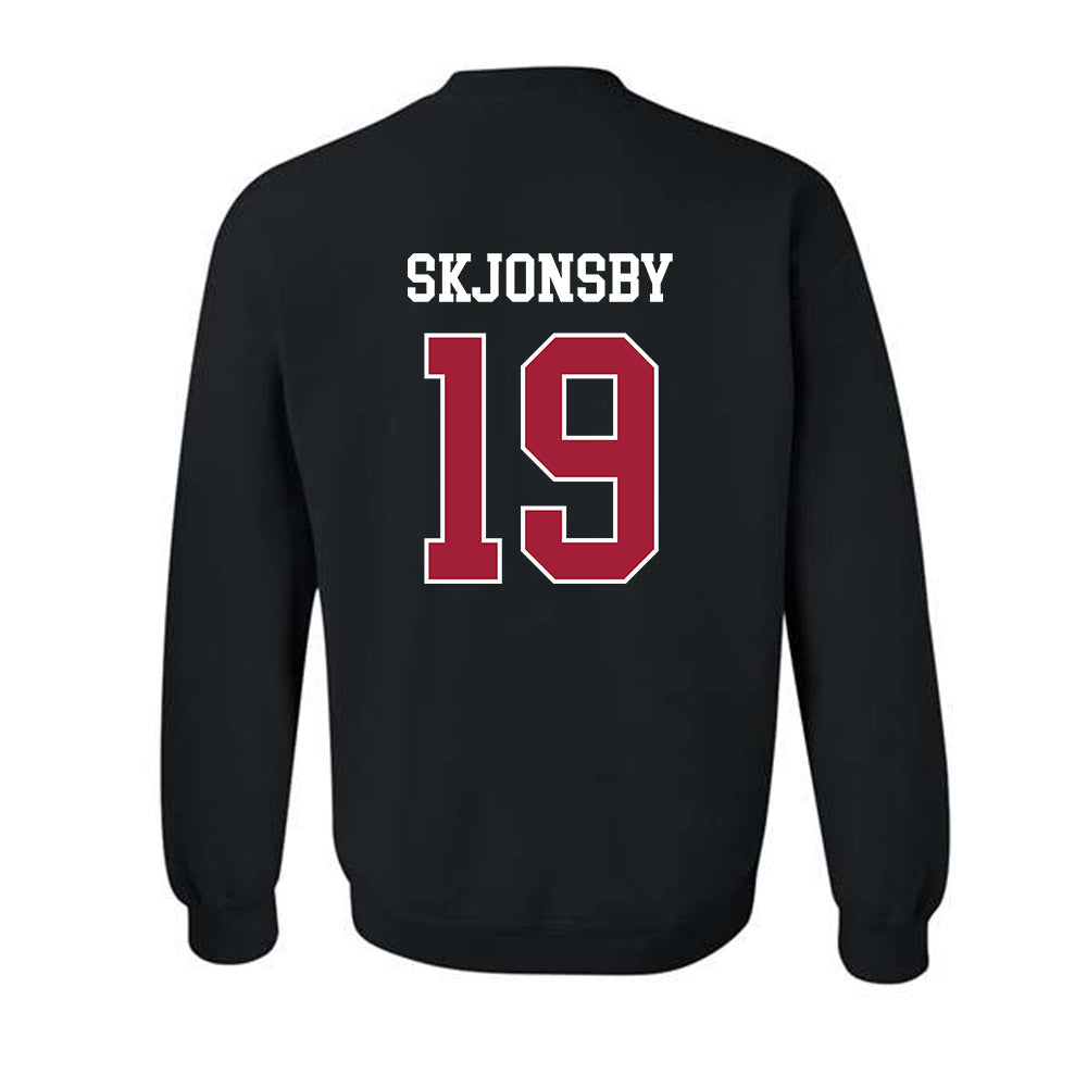 WSU - NCAA Baseball : Ryan Skjonsby - Sports Shersey Crewneck Sweatshirt-1