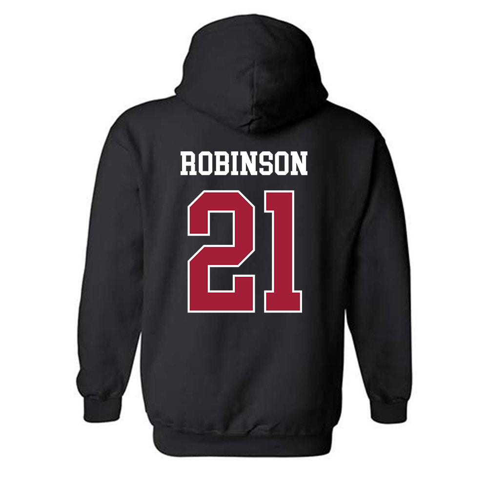 WSU - NCAA Baseball : Dustin Robinson - Sports Shersey Hooded Sweatshirt-1