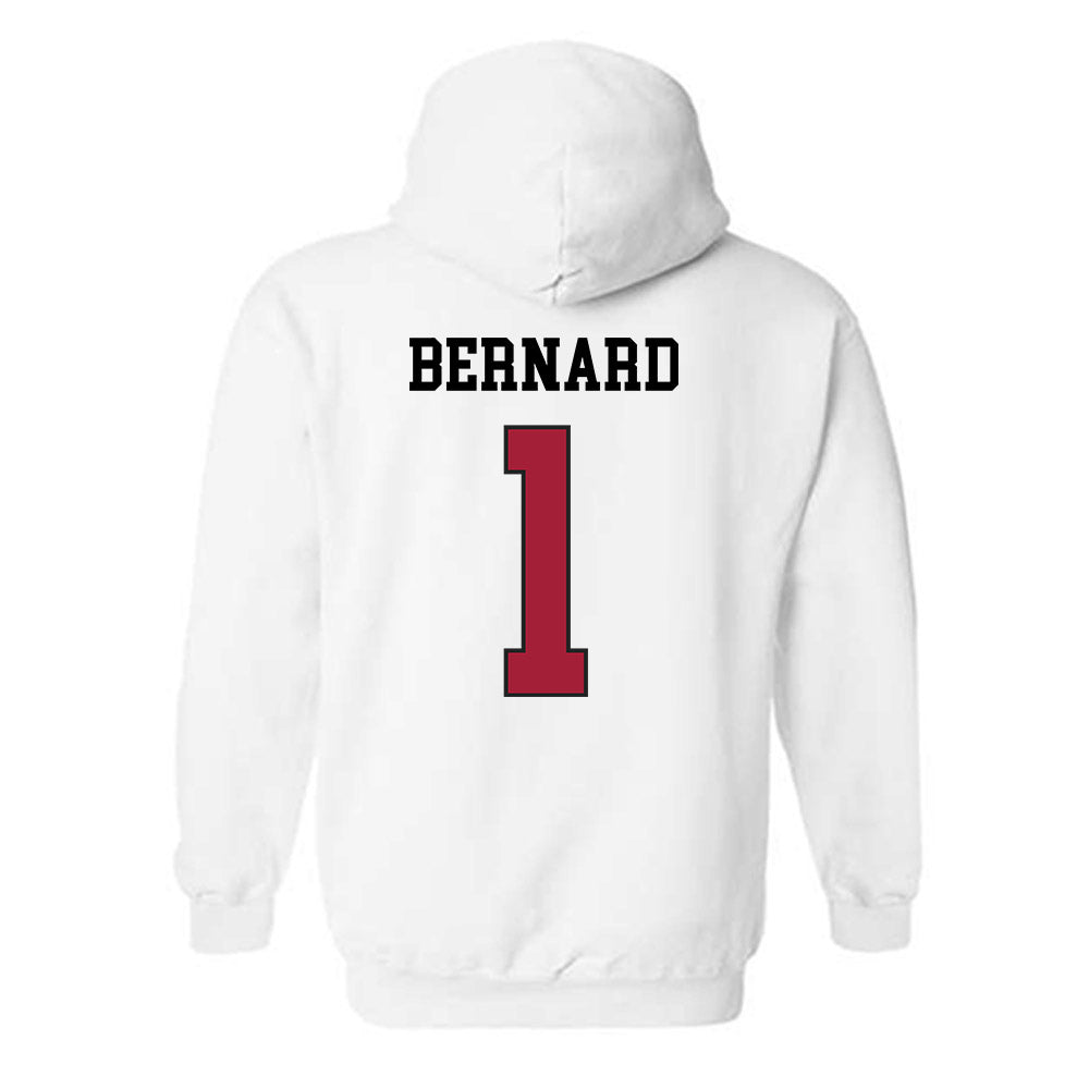 WSU - NCAA Football : Jeremiah Bernard - Sports Shersey Hooded Sweatshirt-1