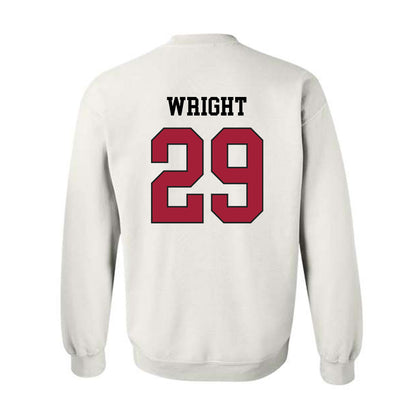 WSU - NCAA Football : Erimus Wright - Sports Shersey Crewneck Sweatshirt-1