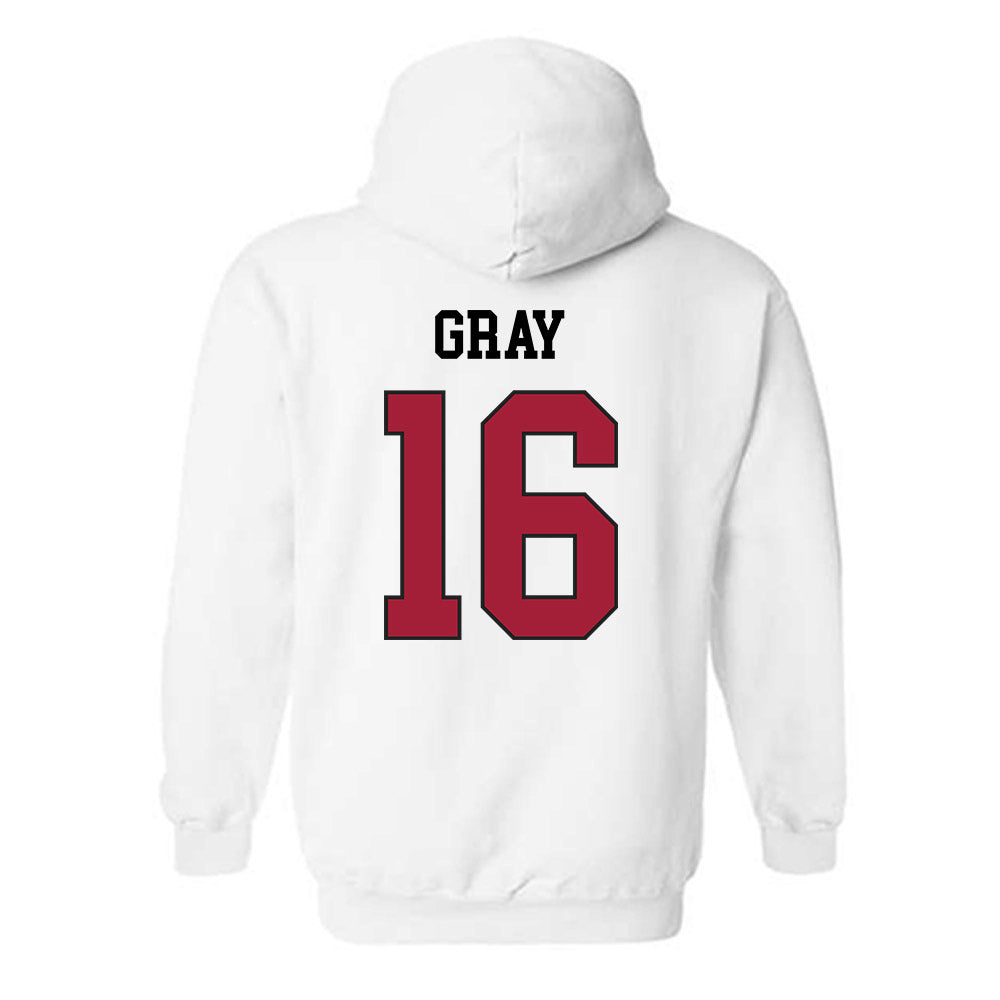 WSU - NCAA Football : Gavin Gray - Sports Shersey Hooded Sweatshirt-1