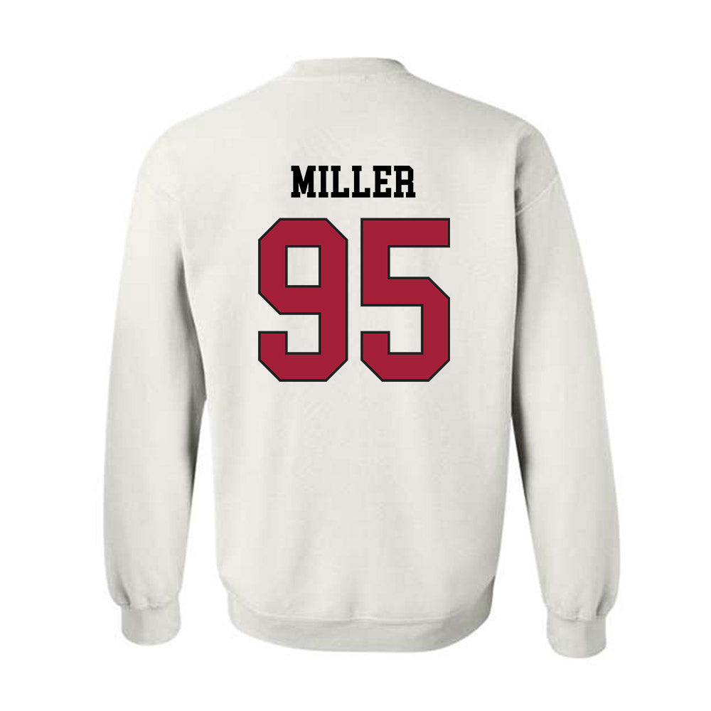 WSU - NCAA Football : Balaam Miller - Sports Shersey Crewneck Sweatshirt-1