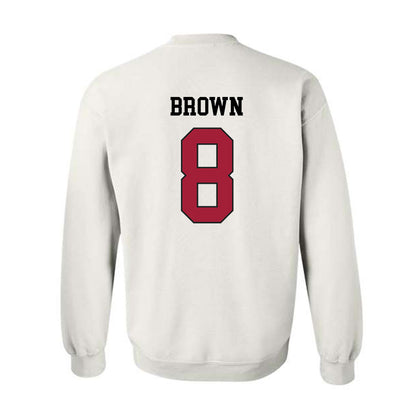 WSU - NCAA Football : Nylan Brown - Sports Shersey Crewneck Sweatshirt-1