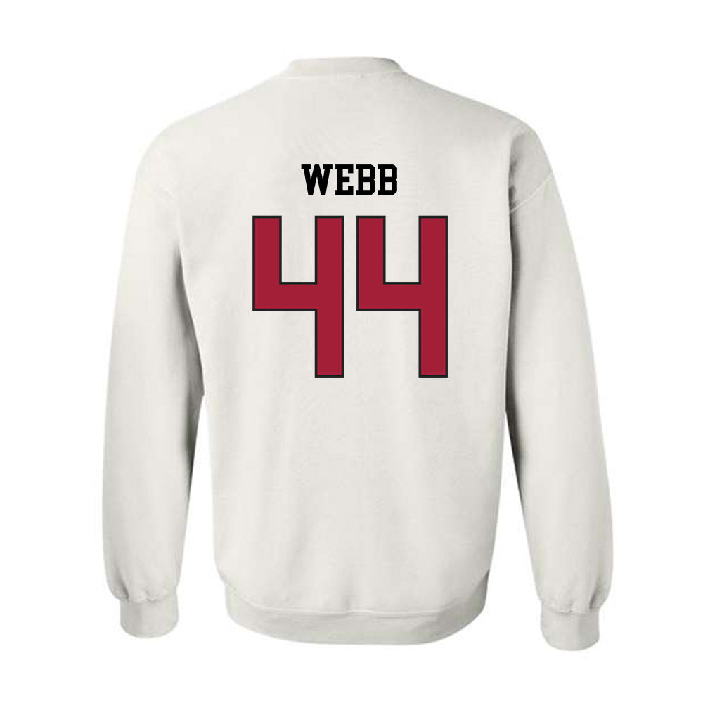 WSU - NCAA Football : Luke Webb - Sports Shersey Crewneck Sweatshirt-1