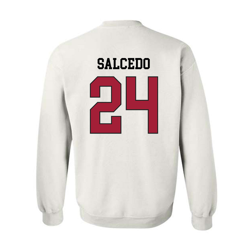 WSU - NCAA Football : Ryan Salcedo - Sports Shersey Crewneck Sweatshirt-1