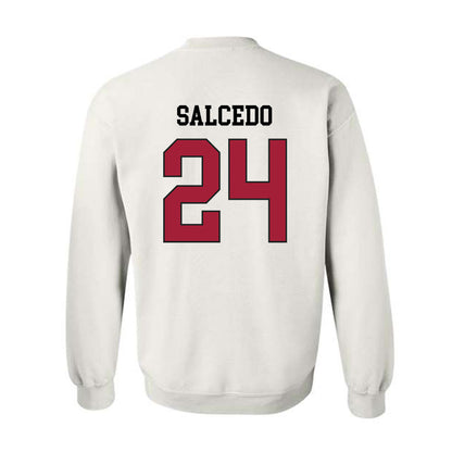 WSU - NCAA Football : Ryan Salcedo - Sports Shersey Crewneck Sweatshirt-1