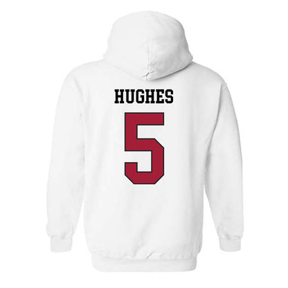 WSU - NCAA Football : Michael Hughes - Sports Shersey Hooded Sweatshirt-1