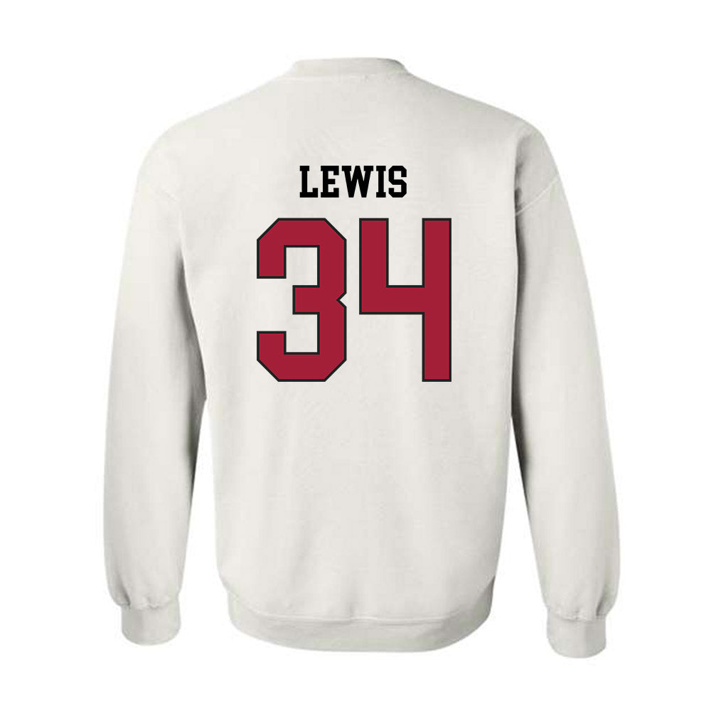 WSU - NCAA Football : Damarjhe Lewis - Sports Shersey Crewneck Sweatshirt-1