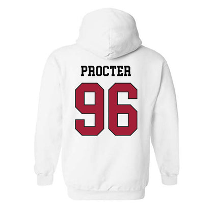 WSU - NCAA Football : Jack Procter - Sports Shersey Hooded Sweatshirt-1